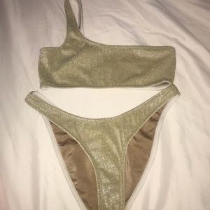 Gold Triangle Bikini